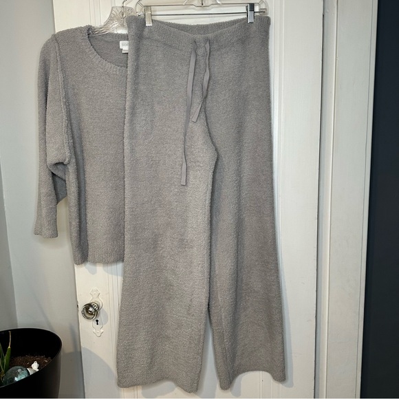 Softies Lounge Set Women's Soft Gray Pajama Set - Picture 6 of 10